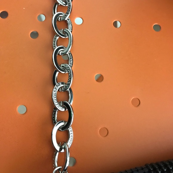 NWOT BCBG blue & black shoulder purse/clutch! - Picture 3 of 4